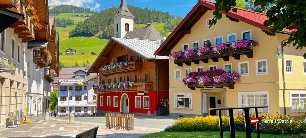 Familiens base i Alperne